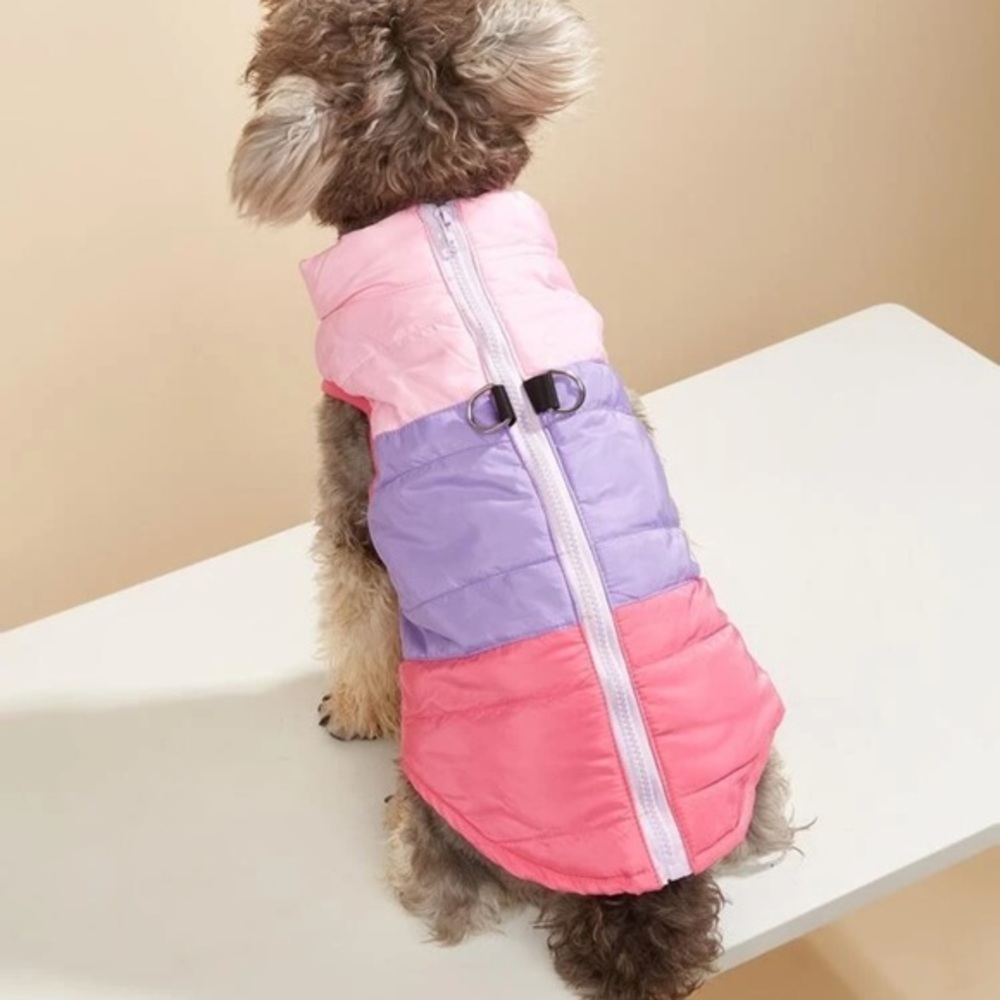 Color Block Pet Jacket - Picture 2 of 7